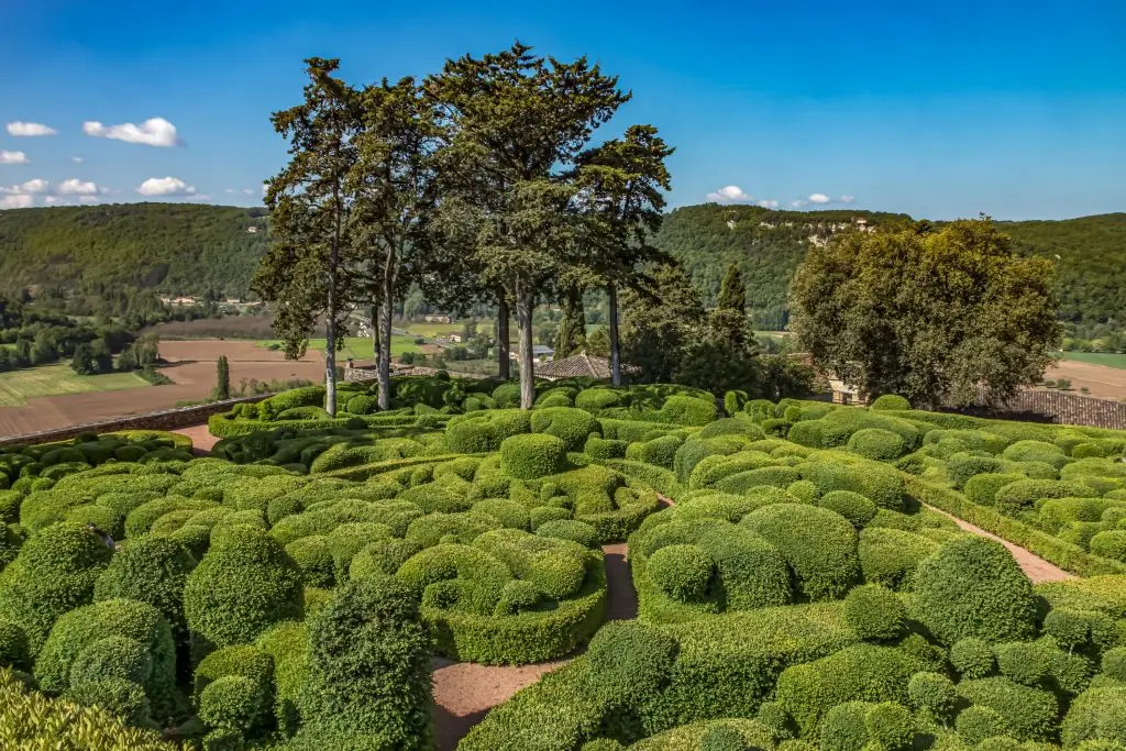 Les jardins suspendus de Marqueyssac en Dordogne , France